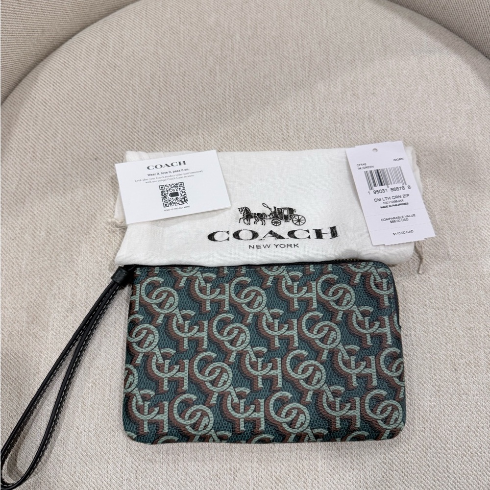 Coach Multicolor Wristlet Clutch